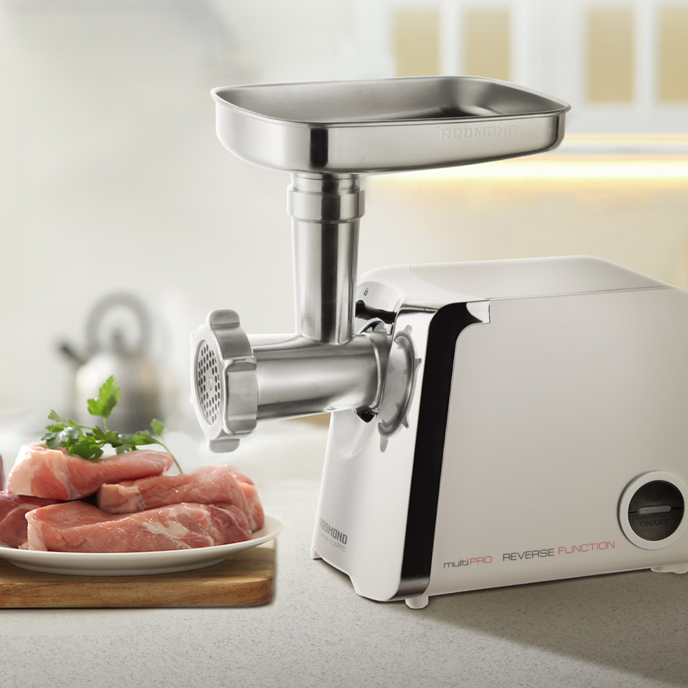 Мясорубка REDMOND RMG-1205-8 (белый)