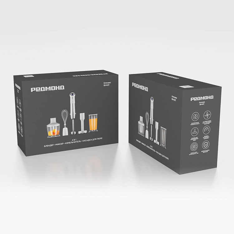 Блендер РЕДМОНД BH421 (белый) - фото 12 - купить в интернет-магазине Редмонд