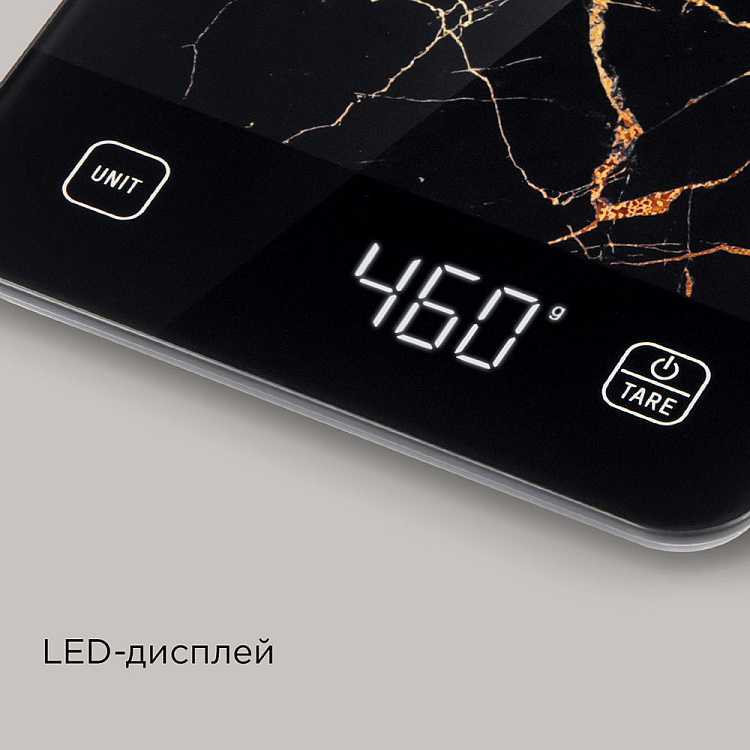 Весы кухонные РЕДМОНД SK1800 (черный мрамор) - фото 7 - купить в интернет-магазине Редмонд