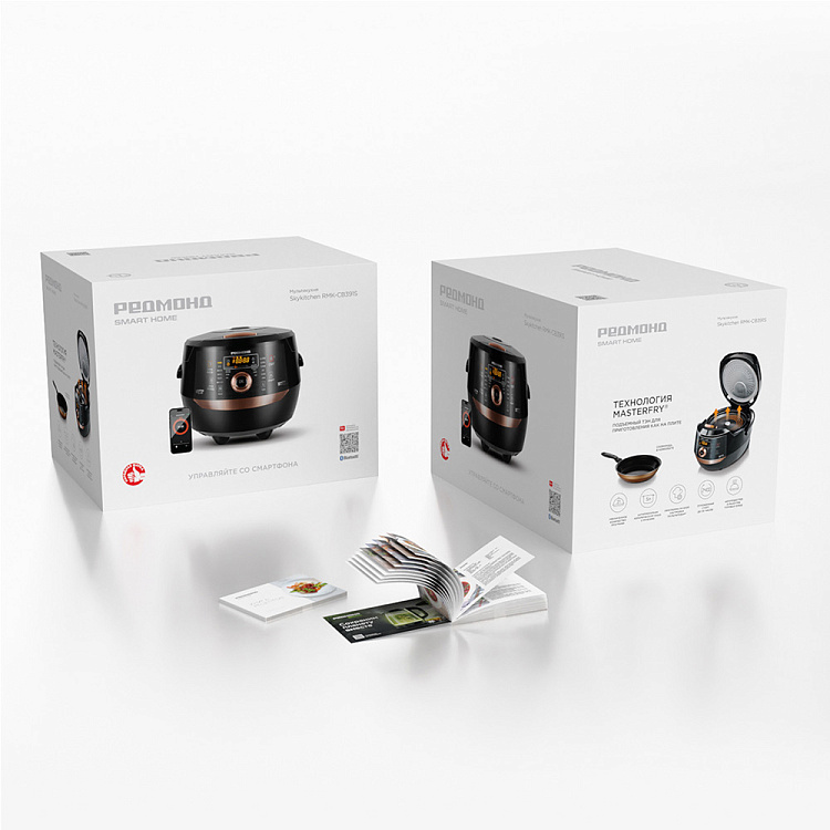 Умная мультикухня РЕДМОНД SkyKitchen CB391S со сковородой - фото 12 - купить в интернет-магазине Редмонд