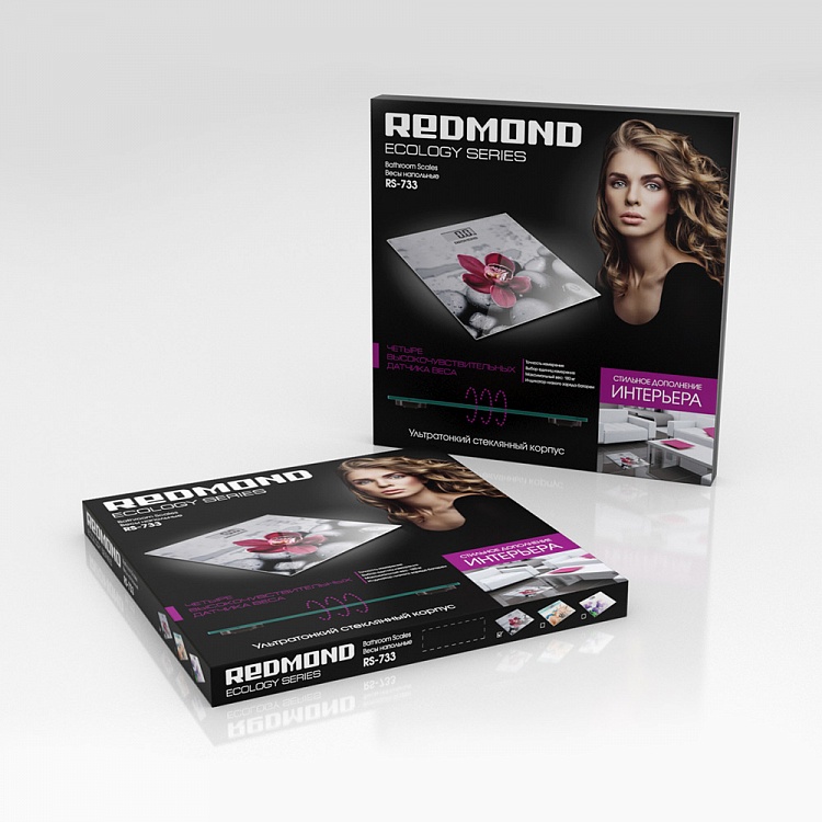 Напольные весы REDMOND RS-733 (орхидея) - фото 10 - купить в интернет-магазине Редмонд