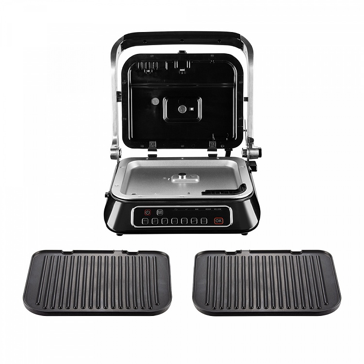 Гриль REDMOND SteakMaster RGM-M805 (черный/сталь) - фото 9 - купить в интернет-магазине Редмонд