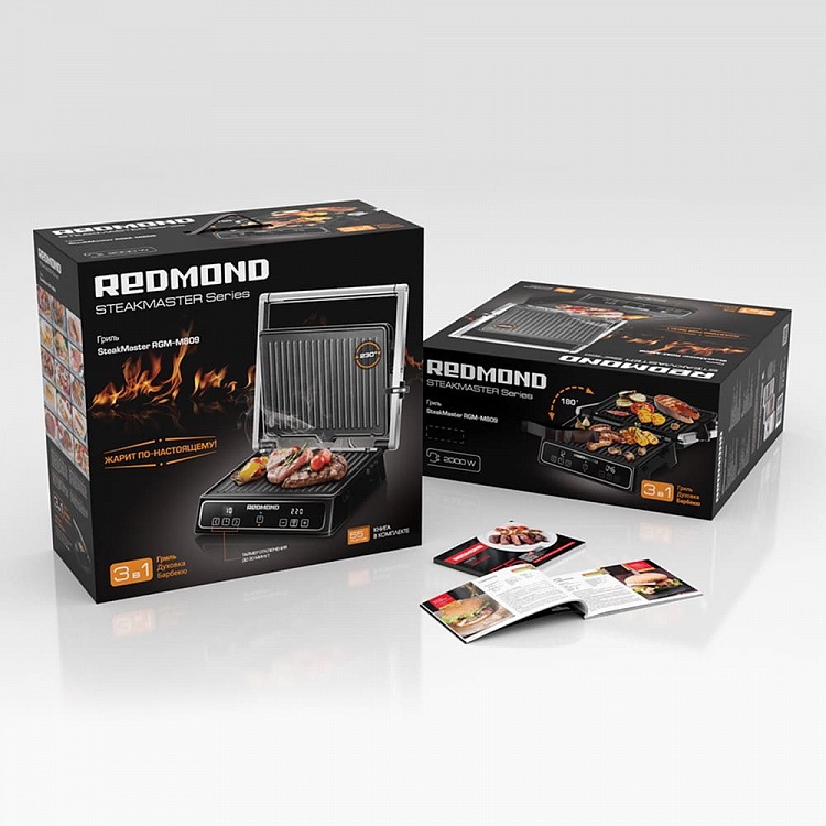 Гриль REDMOND SteakMaster RGM-M809 - фото 12 - купить в интернет-магазине Редмонд