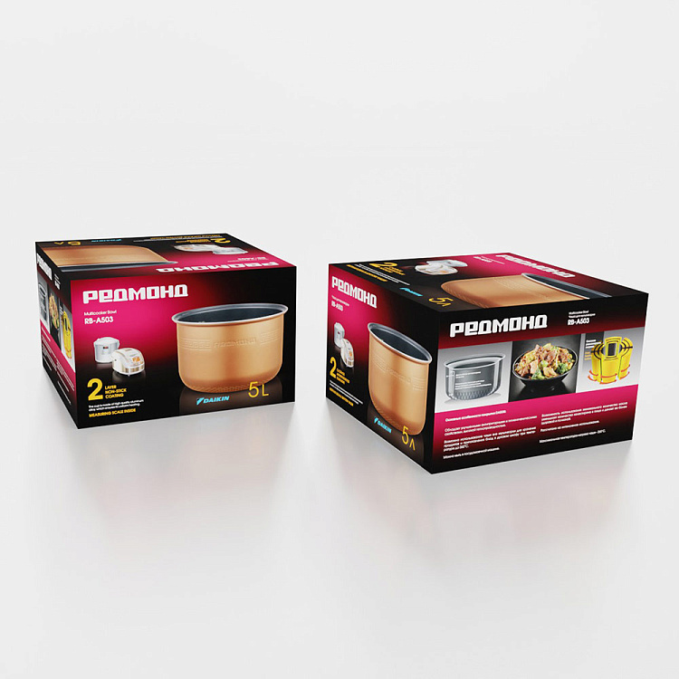 Чаша для мультиварки РЕДМОНД RB-A503																								 - фото 5 - купить в интернет-магазине Редмонд