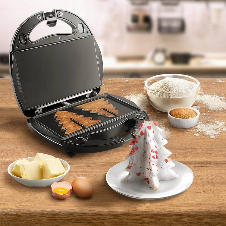 Панель "Ёлка" для мультипекаря REDMOND (форма для выпечки печенья в виде ёлочки) RAMB-27 - фото 3 - купить в интернет-магазине Редмонд