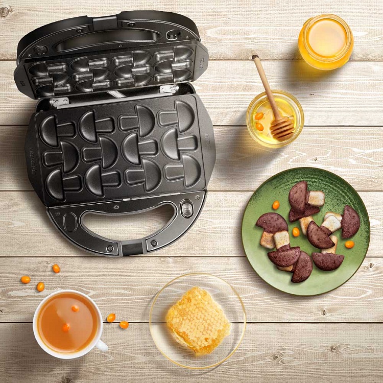 Панель "Грибочки" для мультипекаря REDMOND (форма для выпечки печенья) RAMB-34 - фото 3 - купить в интернет-магазине Редмонд