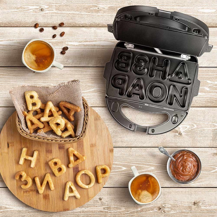 Панель "Динозавр" для мультипекаря REDMOND (форма для выпечки печенья в виде букв) RAMB-42 - фото 3 - купить в интернет-магазине Редмонд