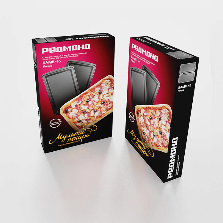 Панель "Пицца" для мультипекаря РЕДМОНД (форма для пиццы и пирогов) RAMB-16 - фото 4 - купить в интернет-магазине Редмонд