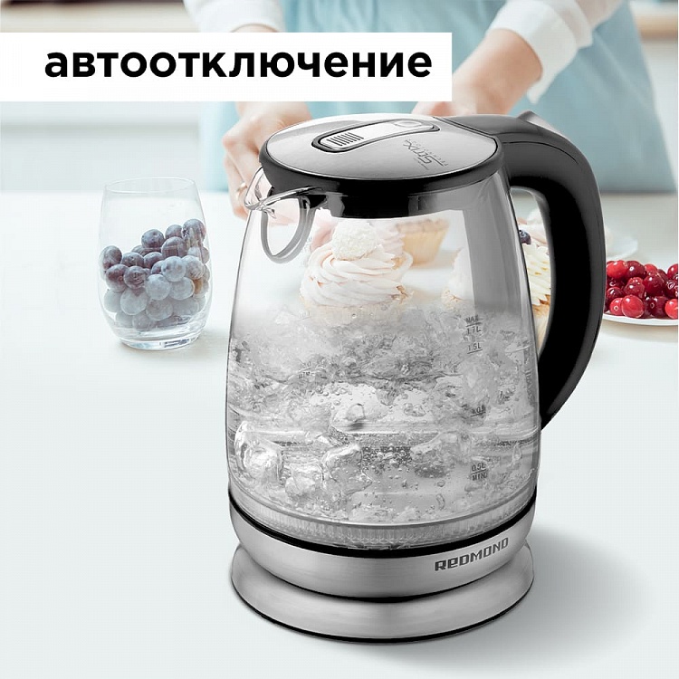 Электрический чайник REDMOND RK-G127-E - фото 6 - купить в интернет-магазине Редмонд