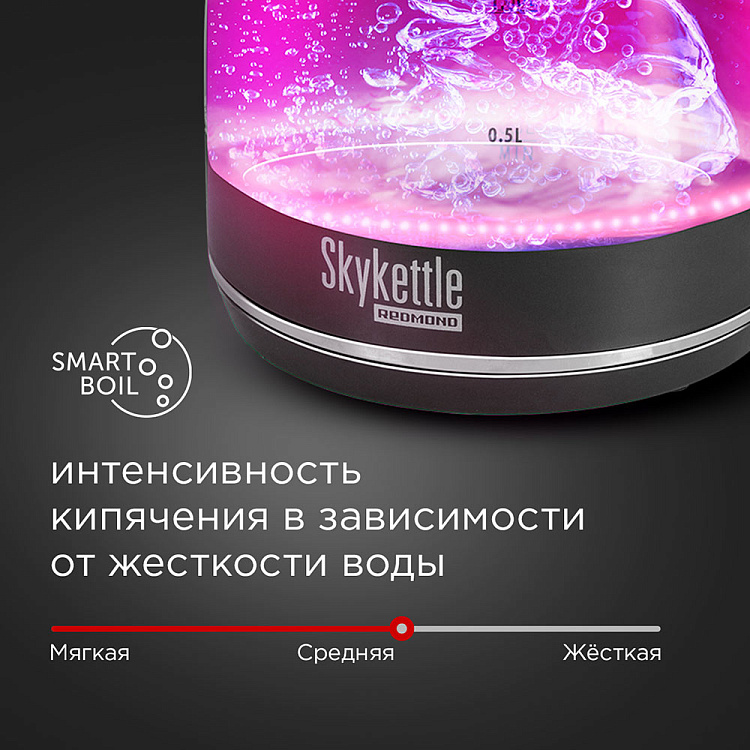 Умный чайник-светильник REDMOND SkyKettle G200S - фото 4 - купить в интернет-магазине Редмонд