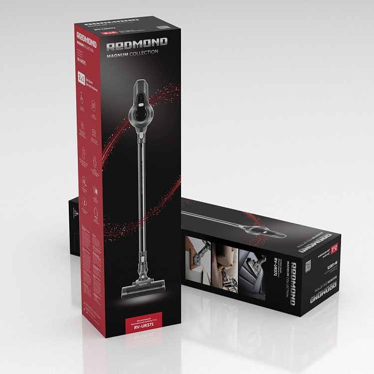 Пылесос вертикальный беспроводной REDMOND RV-UR371 - фото 10 - купить в интернет-магазине Редмонд