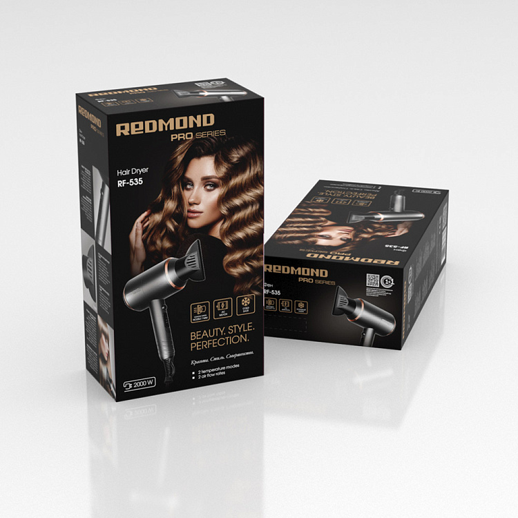 Фен REDMOND RF-535 - фото 9 - купить в интернет-магазине Редмонд