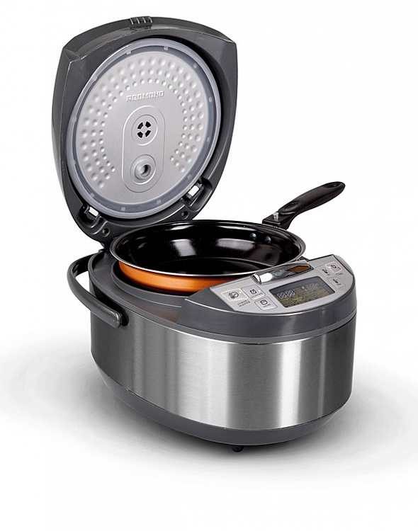 Мультикухня REDMOND RMK-4523 с аэрогрилем, сковородой, подъемным нагревательным элементом - фото 4 - купить в интернет-магазине Редмонд