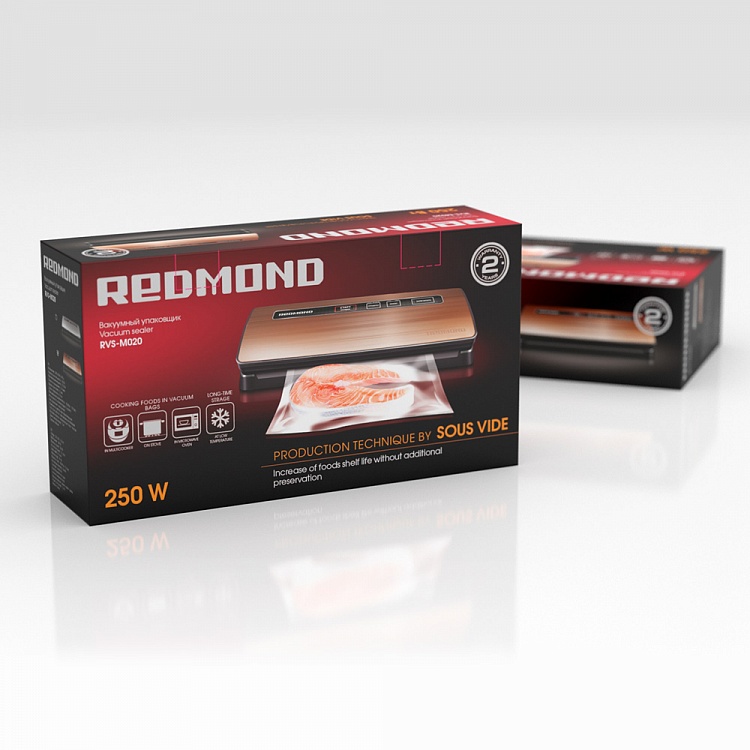 Вакуумный упаковщик REDMOND RVS-M020 (бронза) - фото 10 - купить в интернет-магазине Редмонд
