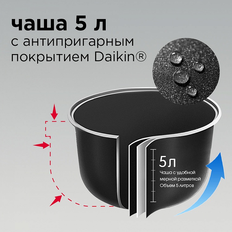 Мультиварка REDMOND RMC-M399 - фото 3 - купить в интернет-магазине Редмонд