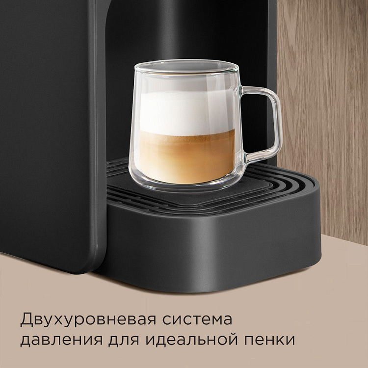 Кофеварка капсульная РЕДМОНД CM713 (черный) - фото 4 - купить в интернет-магазине Редмонд