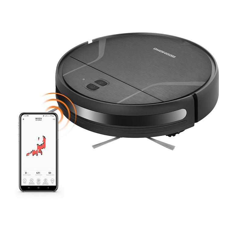 Умный робот-пылесос REDMOND VR1321S WiFi - фото - купить в интернет-магазине Редмонд