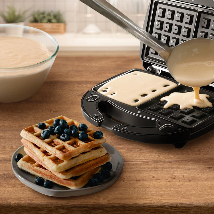 Панель "Венские вафли" для мультипекаря РЕДМОНД (форма для выпечки вафель) RAMB-02 - фото 3 - купить в интернет-магазине Редмонд