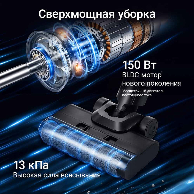 Пылесос вертикальный РЕДМОНД MultiClean VH1350 Slim Vac - фото 4 - купить в интернет-магазине Редмонд