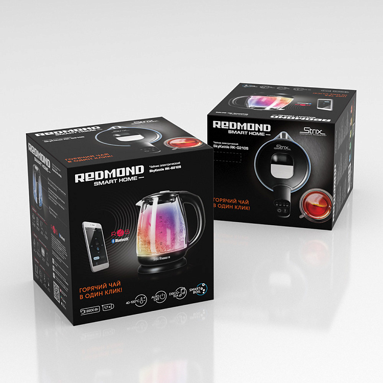 Умный чайник-светильник REDMOND SkyKettle G210S - фото 10 - купить в интернет-магазине Редмонд