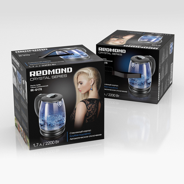 Электрический чайник REDMOND RK-G178 - фото 10 - купить в интернет-магазине Редмонд