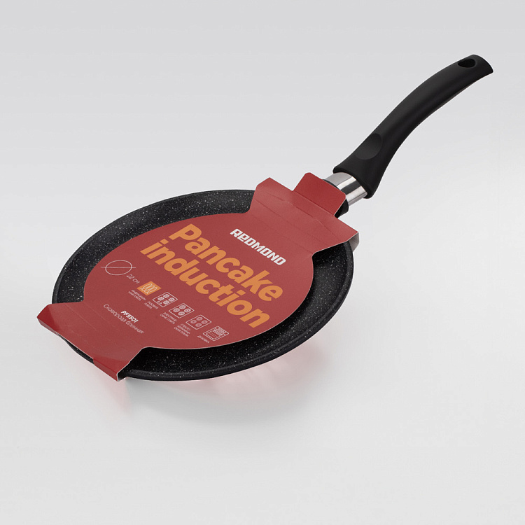 Сковорода блинная индукционная REDMOND Black & Stone 22 см PF5501 - фото 9 - купить в интернет-магазине Редмонд