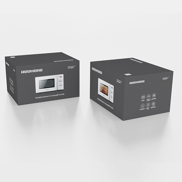 Микроволновая печь REDMOND MW2904 (белый) - фото 10 - купить в интернет-магазине Редмонд