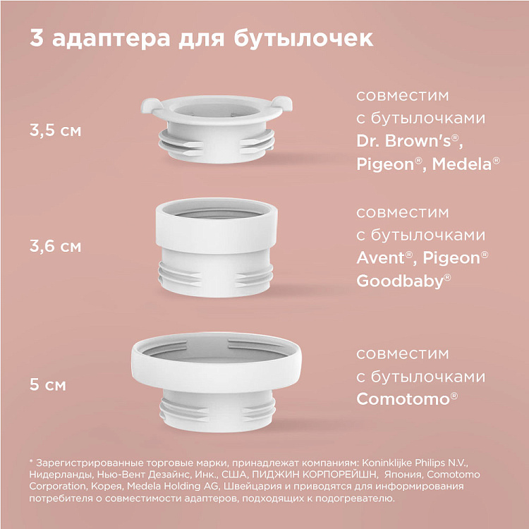 Портативный подогреватель молока РЕДМОНД Baby BC5200 - фото 6 - купить в интернет-магазине Редмонд