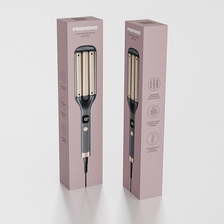 Стайлер для волос РЕДМОНД HS1720 - фото 10 - купить в интернет-магазине Редмонд