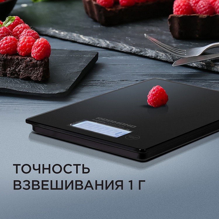 Весы кухонные REDMOND RS-772 (черный) - фото 2 - купить в интернет-магазине Редмонд