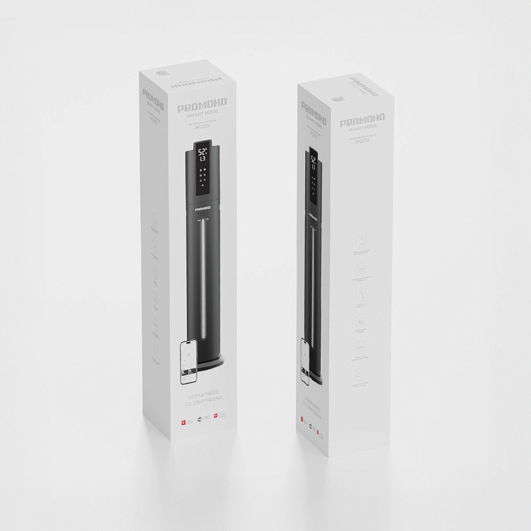 Умный напольный увлажнитель воздуха РЕДМОНД HF2213S (серый) - фото 11 - купить в интернет-магазине Редмонд