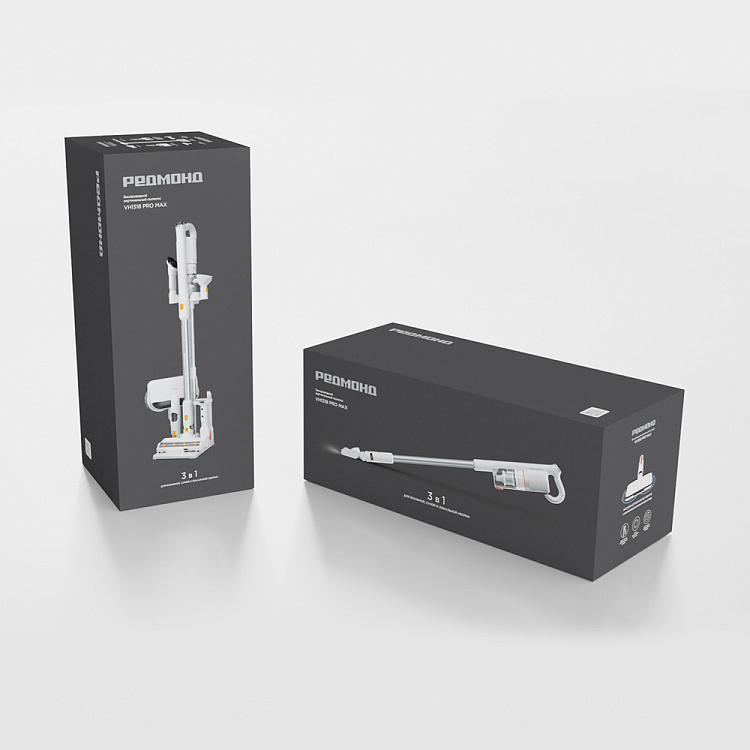 Пылесос вертикальный беспроводной РЕДМОНД VH1318 PRO MAX - фото 12 - купить в интернет-магазине Редмонд