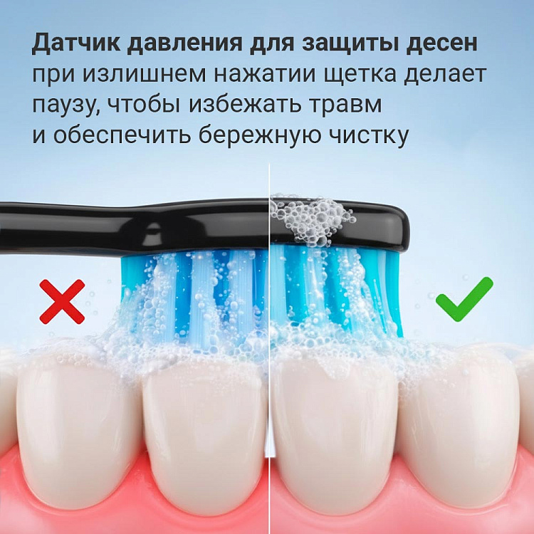 Электрическая зубная щетка РЕДМОНД TB4604 (черный) - фото 4 - купить в интернет-магазине Редмонд