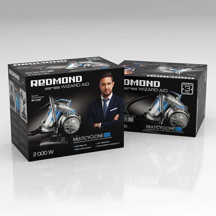 Пылесос REDMOND RV-C337 - фото 10 - купить в интернет-магазине Редмонд