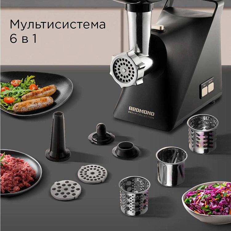 Мясорубка REDMOND RMG-1244-6 - фото 2 - купить в интернет-магазине Редмонд