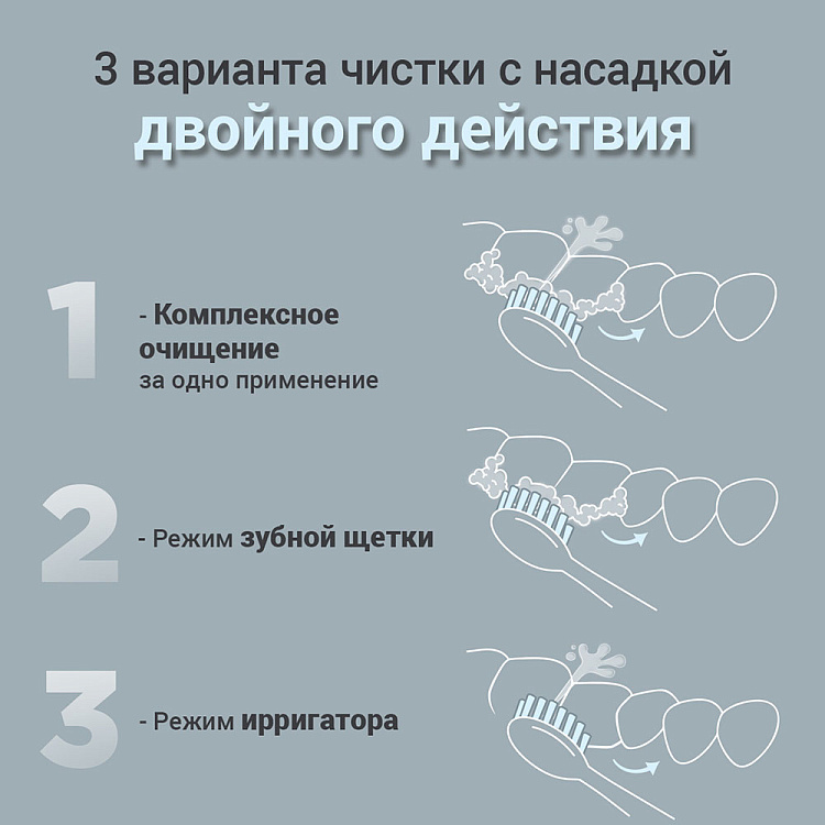 Центр зубной РЕДМОНД YR4503 (белый) - фото 4 - купить в интернет-магазине Редмонд