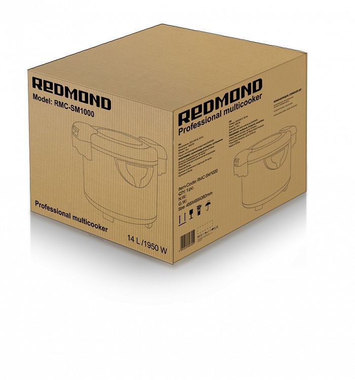 Мультиварка профессиональная REDMOND RMC-SM1000 - фото 2 - купить в интернет-магазине Редмонд