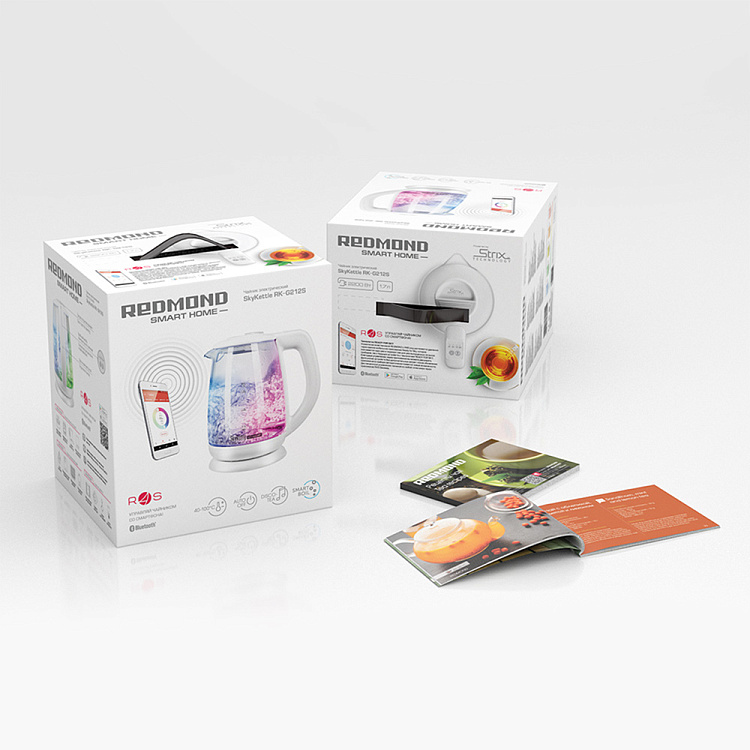 Умный чайник-светильник REDMOND SkyKettle G212S (белый) - фото 10 - купить в интернет-магазине Редмонд