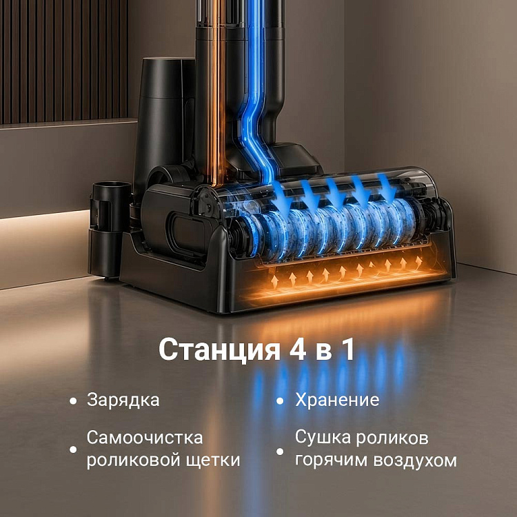 Пылесос вертикальный РЕДМОНД MultiClean VH1350 Slim Vac - фото 5 - купить в интернет-магазине Редмонд